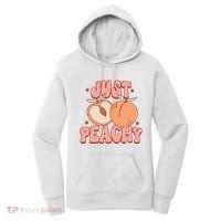 Just Peachy Retro 70s Georgia Peaches Summer Fruit Women's Hoodie thumb 0