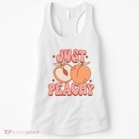 Just Peachy Retro 70s Georgia Peaches Summer Fruit Women's Tank Top thumb 0