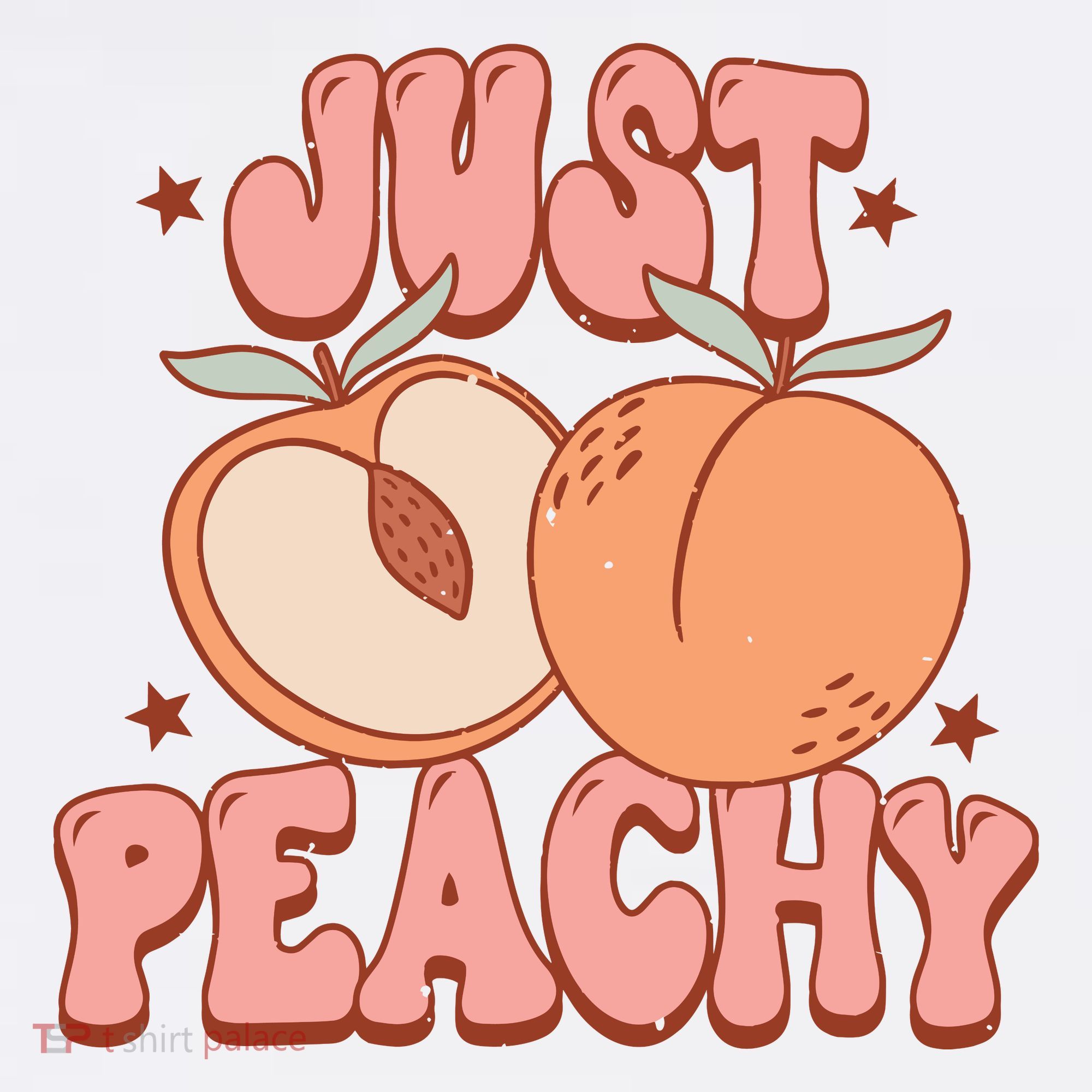 Just Peachy Retro 70s Georgia Peaches Summer Fruit Women's Tank Top