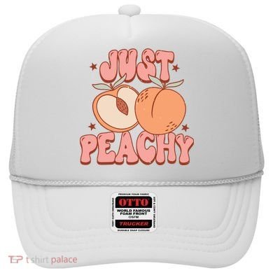 Just Peachy Retro 70s Georgia Peaches Summer Fruit Hat