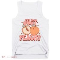 Just Peachy Retro 70s Georgia Peaches Summer Fruit Tank Top thumb 0