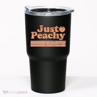 Just Peachy Retro 70s Georgia Peaches Summer Fruit Tumbler thumb 0