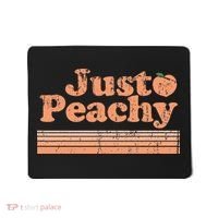 Just Peachy Retro 70s Georgia Peaches Summer Fruit Mousepad thumb 0