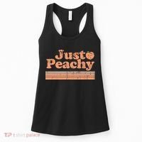 Just Peachy Retro 70s Georgia Peaches Summer Fruit Women's Tank Top thumb 0