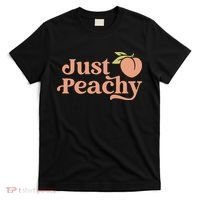 Just Peachy Retro 70s Georgia Peaches Summer Fruit T-Shirt thumb 0