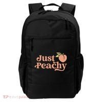 Just Peachy Retro 70s Georgia Peaches Summer Fruit Backpack thumb 0