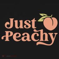 Just Peachy Retro 70s Georgia Peaches Summer Fruit Women's Hoodie thumb 2