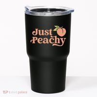 Just Peachy Retro 70s Georgia Peaches Summer Fruit Tumbler thumb 0