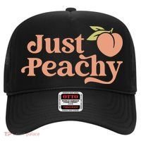 Just Peachy Retro 70s Georgia Peaches Summer Fruit Hat thumb 0