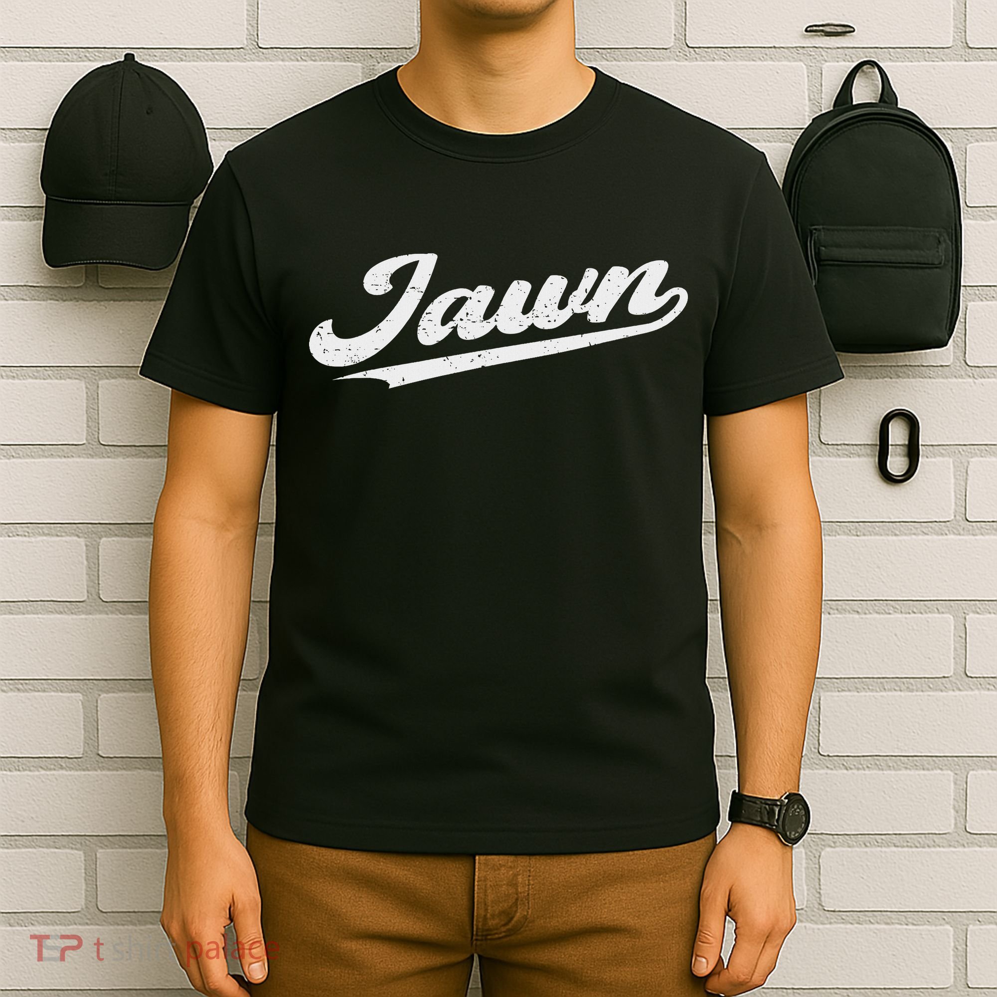 Jawn Philadelphia Retro Throwback Script Funny Slang T-Shirt
