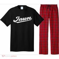Jawn Philadelphia Retro Throwback Script Funny Slang Pajama Set thumb 0