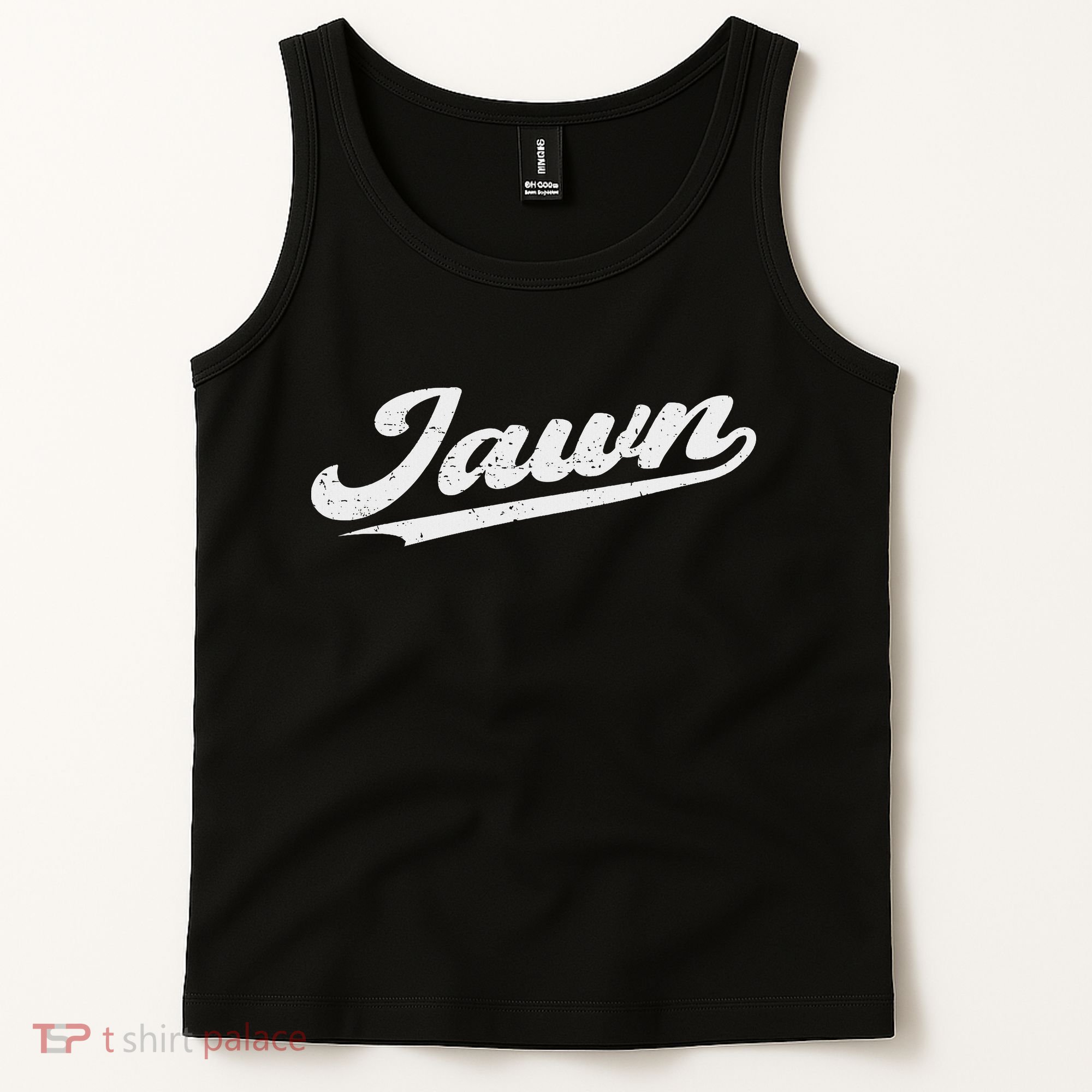 Jawn Philadelphia Retro Throwback Script Funny Slang Tank Top