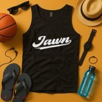Jawn Philadelphia Retro Throwback Script Funny Slang Tank Top thumb 4