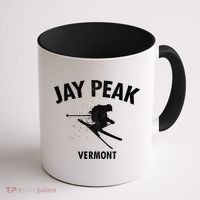 Jay Peak Skiing Gift Vermont Ski Cool Gift Coffee Mug thumb 1