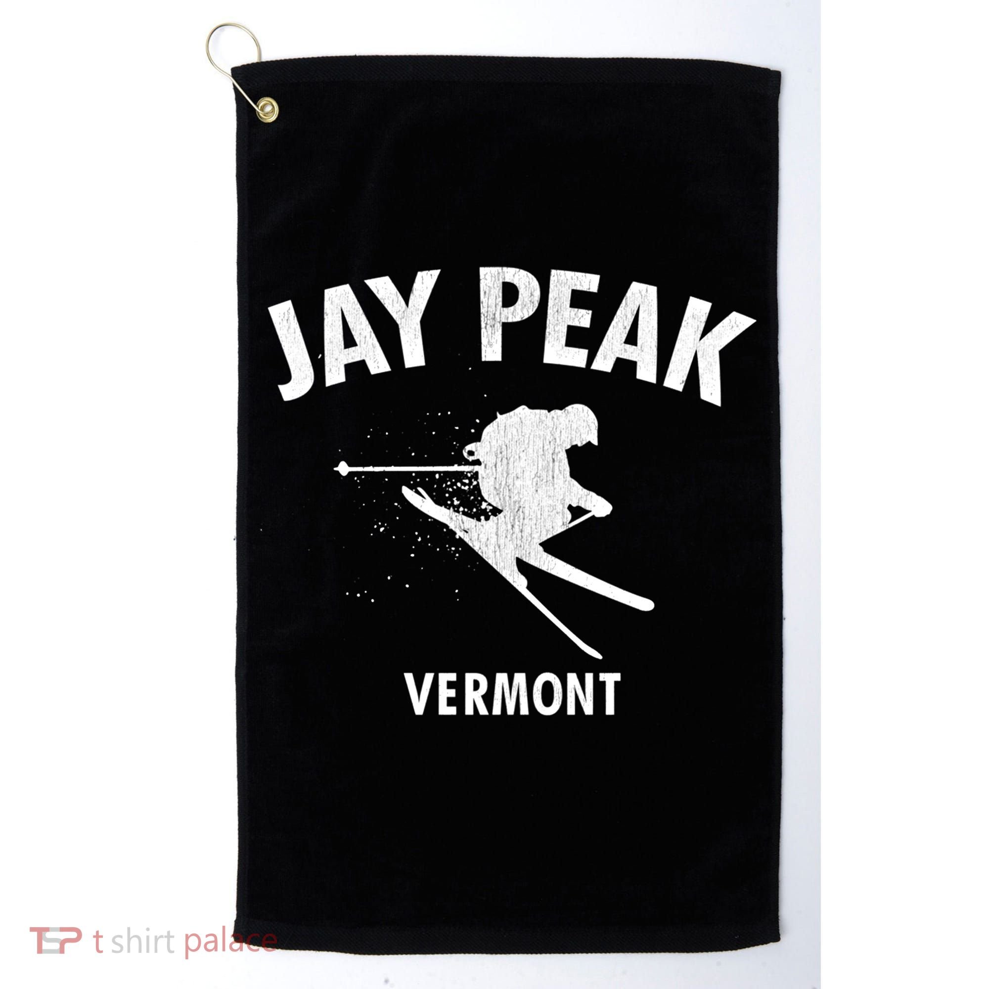 Jay Peak Skiing Gift Vermont Ski Cool Gift Golf Towel