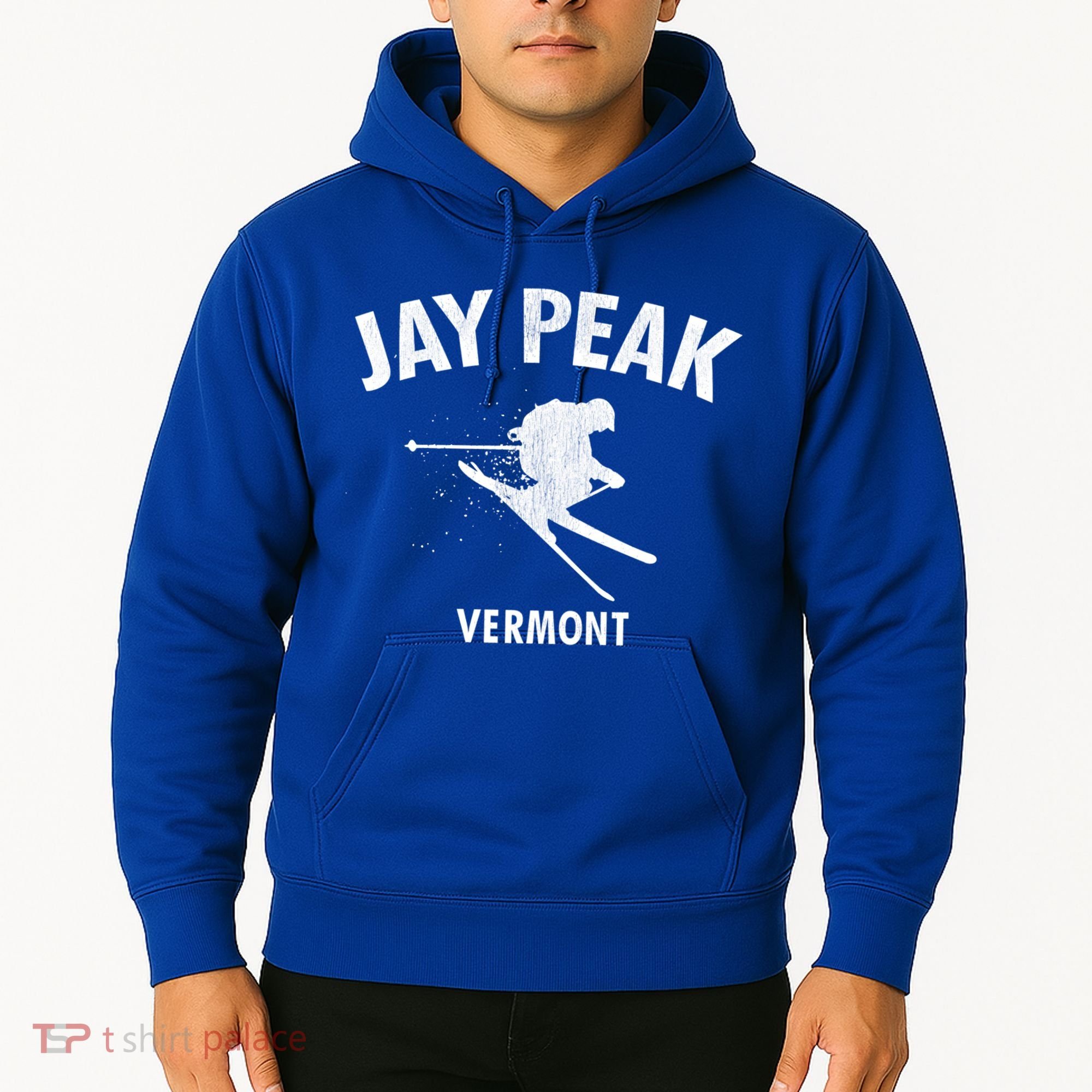 Jay Peak Skiing Gift Vermont Ski Cool Gift Hoodie