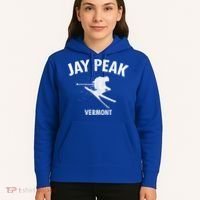 Jay Peak Skiing Gift Vermont Ski Cool Gift Hoodie thumb 5