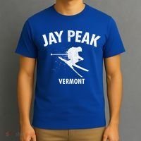 Jay Peak Skiing Gift Vermont Ski Cool Gift T-Shirt thumb 3