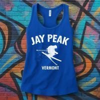 Jay Peak Skiing Gift Vermont Ski Cool Gift Women's Tank Top thumb 3
