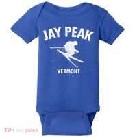 Jay Peak Skiing Gift Vermont Ski Cool Gift Baby Bodysuit thumb 0