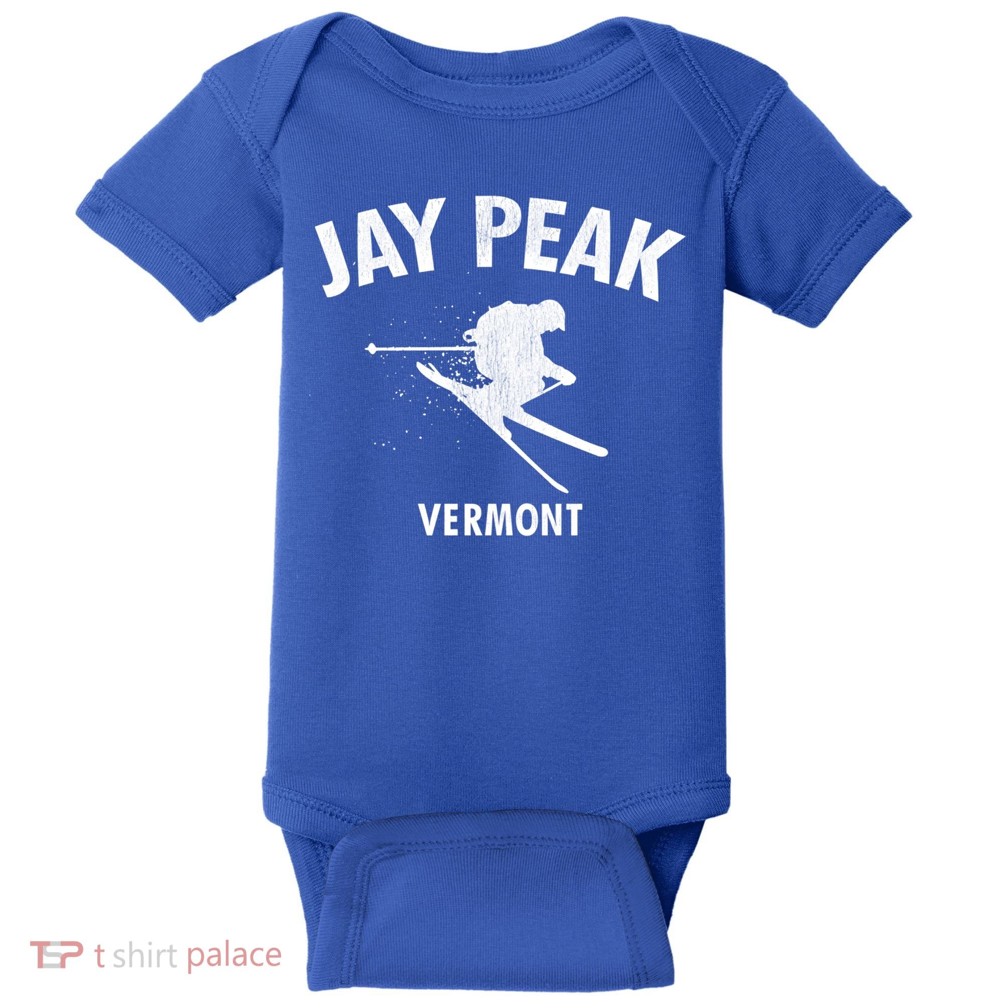Jay Peak Skiing Gift Vermont Ski Cool Gift Baby Bodysuit