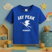 Jay Peak Skiing Gift Vermont Ski Cool Gift Toddler T-Shirt thumb 3