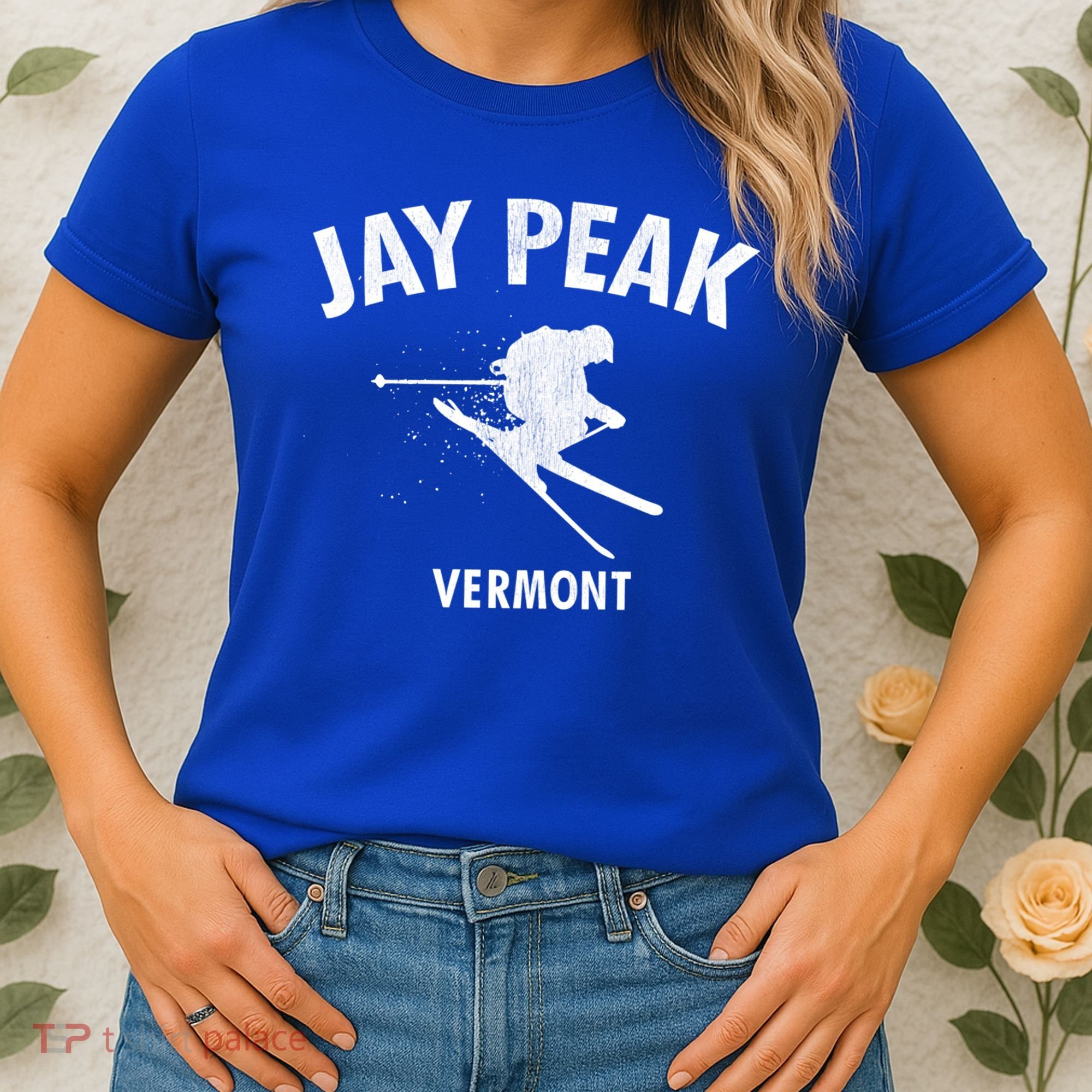 Jay Peak Skiing Gift Vermont Ski Cool Gift Women's T-Shirt