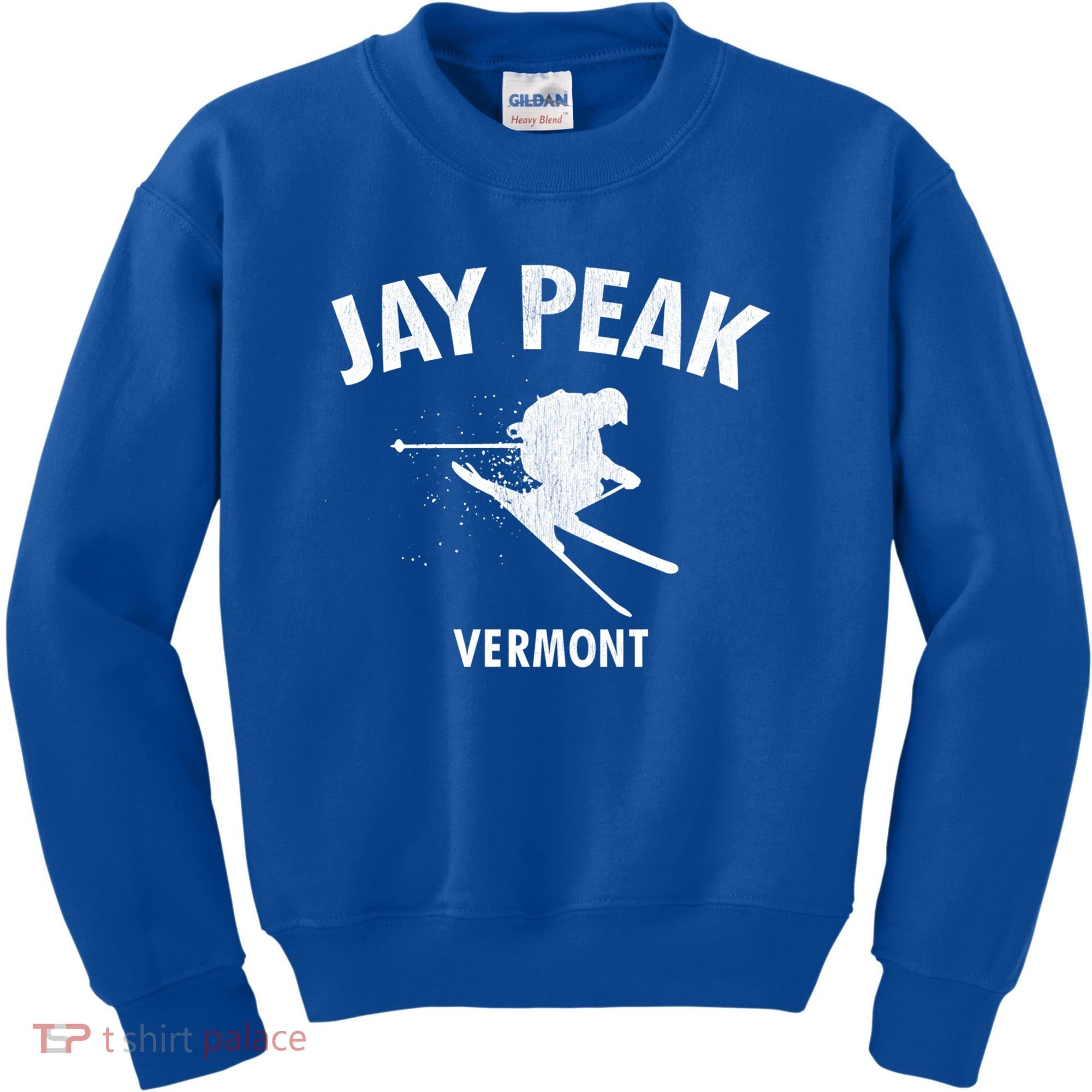 Jay Peak Skiing Gift Vermont Ski Cool Gift Kids Sweatshirt