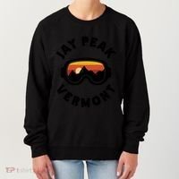 Jay Peak Skiing Ski Snowboarding In Vermont New England Cute Gift Women's Sweatshirt thumb 0