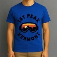 Jay Peak Skiing Ski Snowboarding In Vermont New England Cute Gift T-Shirt thumb 3