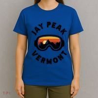 Jay Peak Skiing Ski Snowboarding In Vermont New England Cute Gift T-Shirt thumb 4