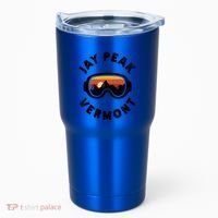 Jay Peak Skiing Ski Snowboarding In Vermont New England Cute Gift Tumbler thumb 0