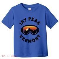 Jay Peak Skiing Ski Snowboarding In Vermont New England Cute Gift Toddler T-Shirt thumb 0