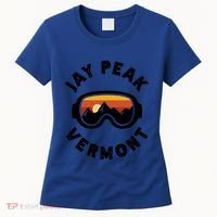 Jay Peak Skiing Ski Snowboarding In Vermont New England Cute Gift Women's T-Shirt thumb 0