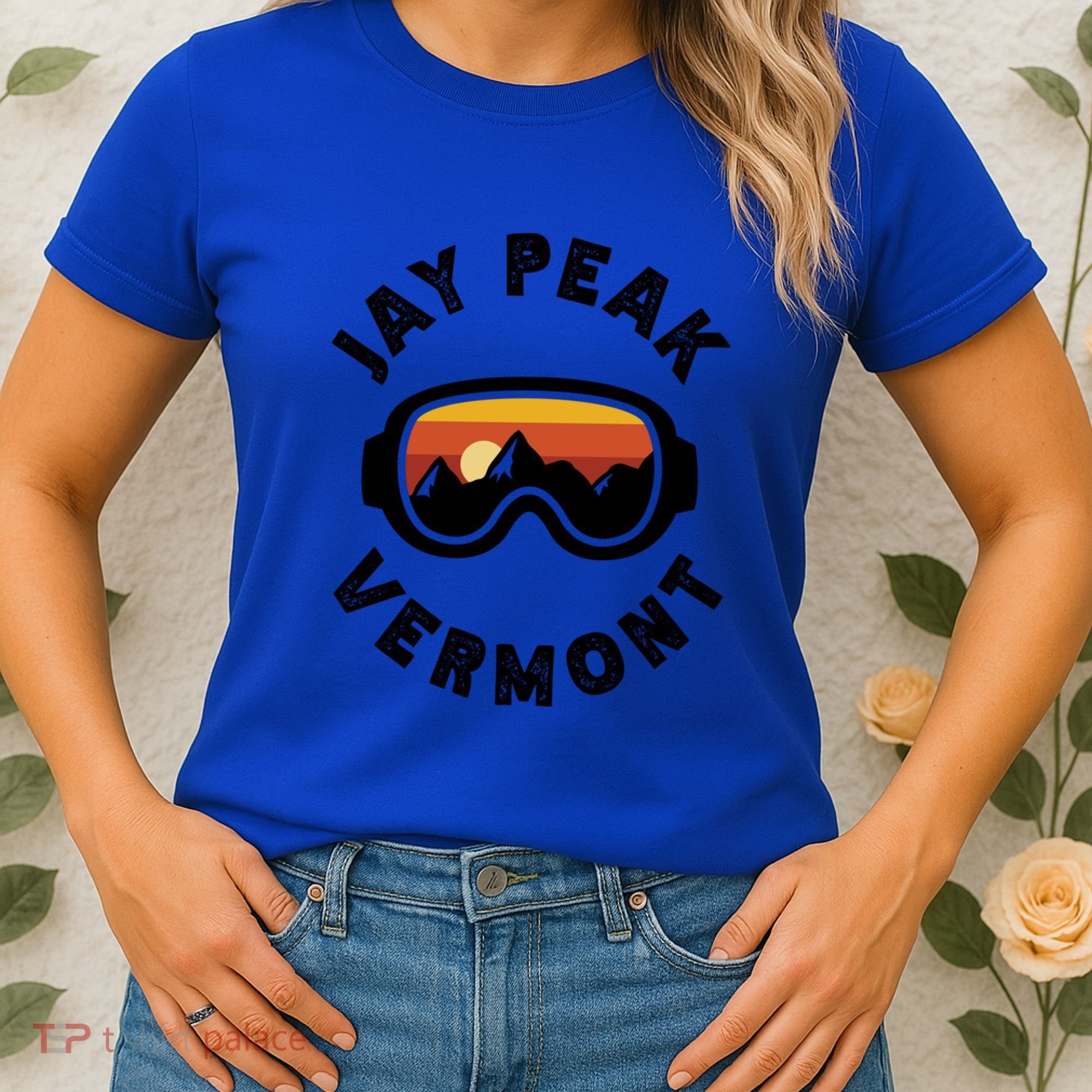 Jay Peak Skiing Ski Snowboarding In Vermont New England Cute Gift Women's T-Shirt