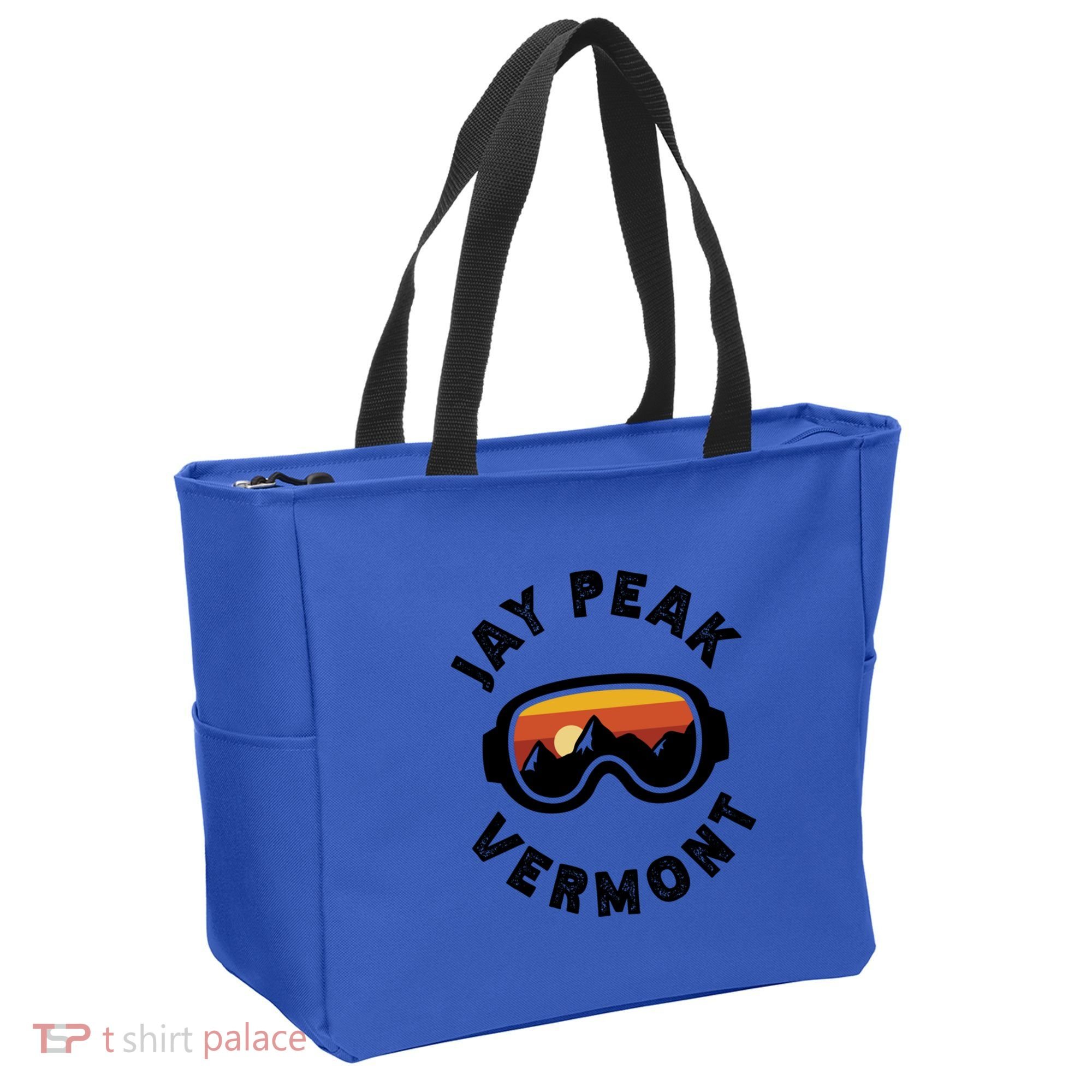Jay Peak Skiing Ski Snowboarding In Vermont New England Cute Gift Tote Bag