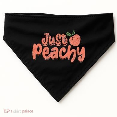 Just Peachy Sassy Summer Loving Peachy USA-Made Doggie Bandana