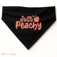 Just Peachy Sassy Summer Loving Peachy USA-Made Doggie Bandana thumb 0