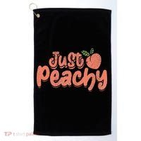 Just Peachy Sassy Summer Loving Peachy Golf Towel thumb 0