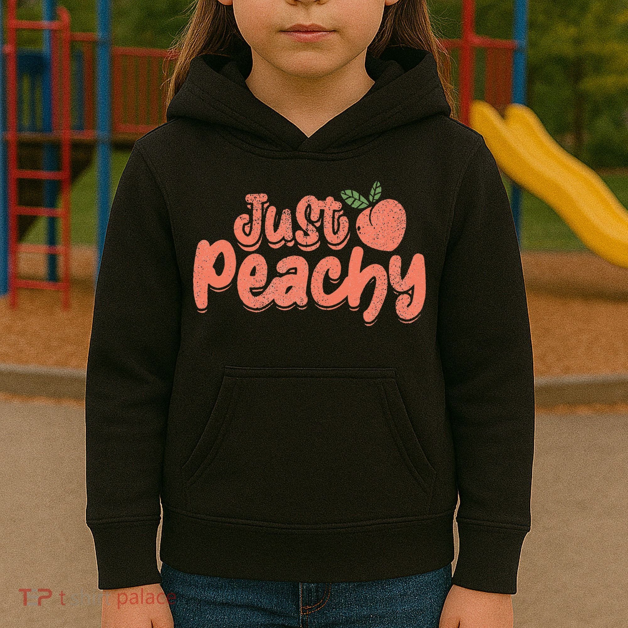 Just Peachy Sassy Summer Loving Peachy Kids Hoodie