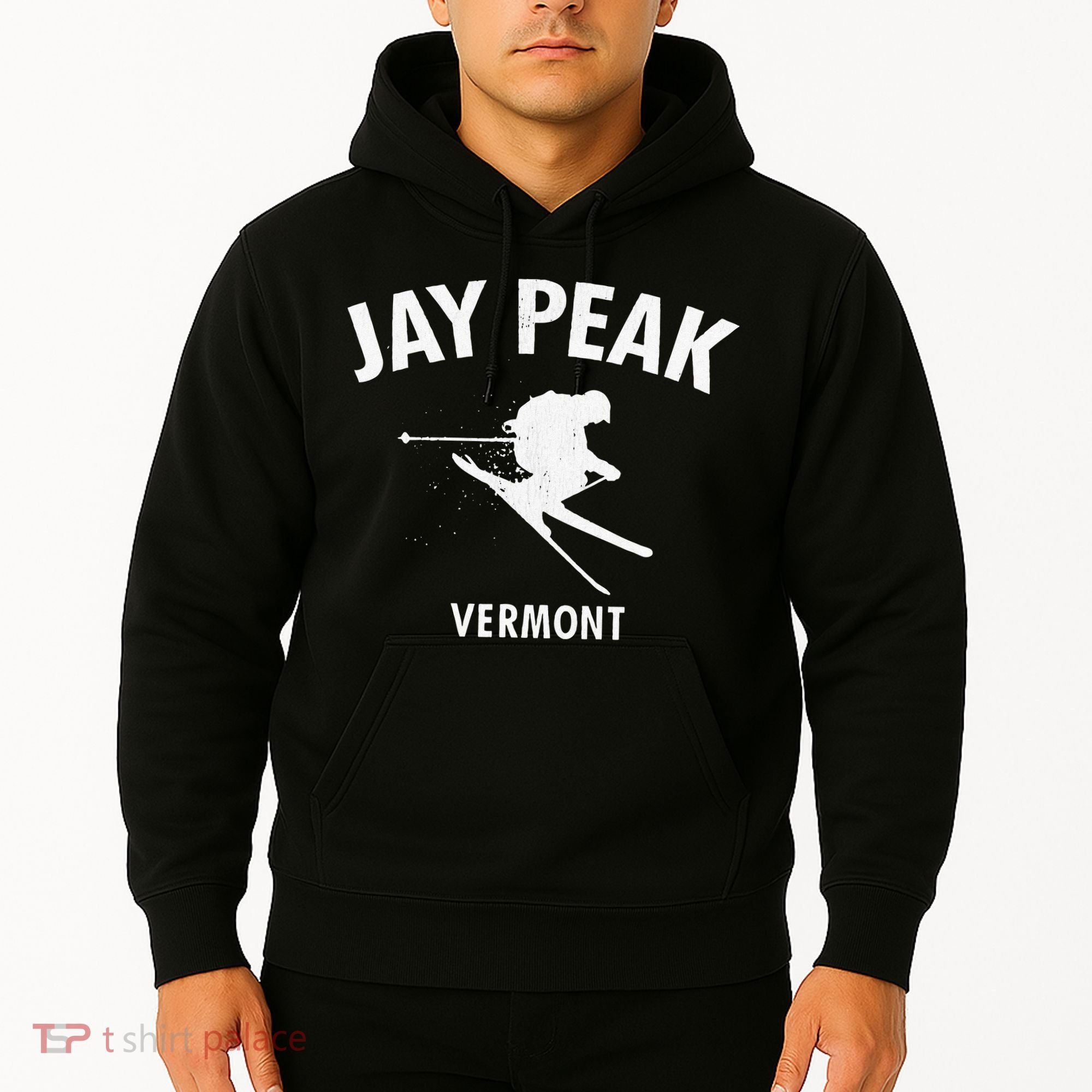 Jay Peak Skiing Tee Vermont Ski Hoodie