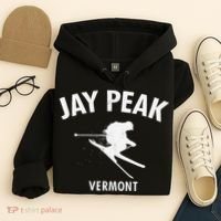 Jay Peak Skiing Tee Vermont Ski Hoodie thumb 4