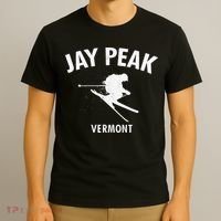 Jay Peak Skiing Tee Vermont Ski T-Shirt thumb 3