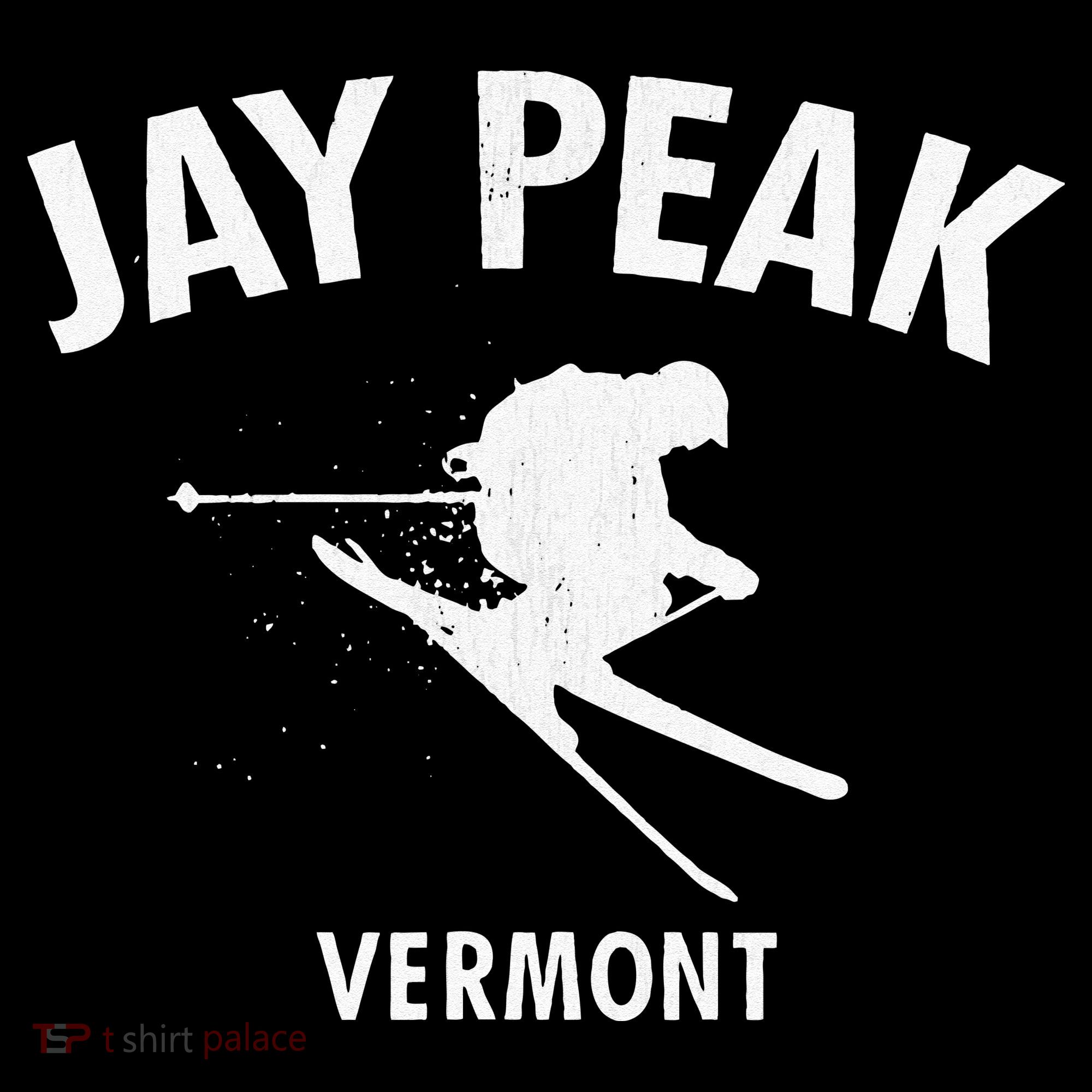 Jay Peak Skiing Tee Vermont Ski Backpack