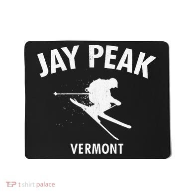 Jay Peak Skiing Tee Vermont Ski Mousepad