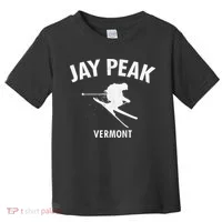 Jay Peak Skiing Tee Vermont Ski Toddler T-Shirt thumb 0