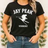 Jay Peak Skiing Tee Vermont Ski Women's T-Shirt thumb 2