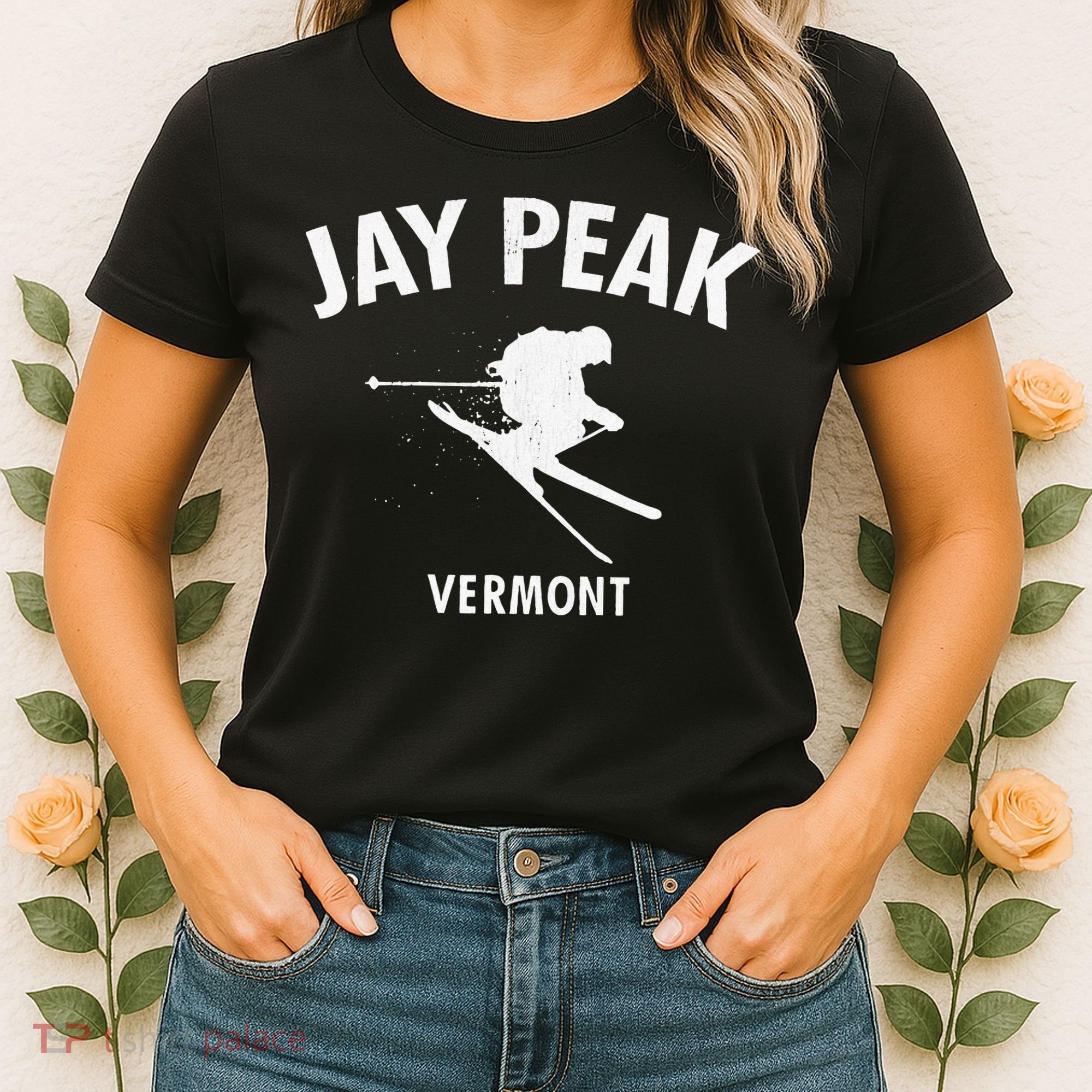 Jay Peak Skiing Tee Vermont Ski Women's T-Shirt