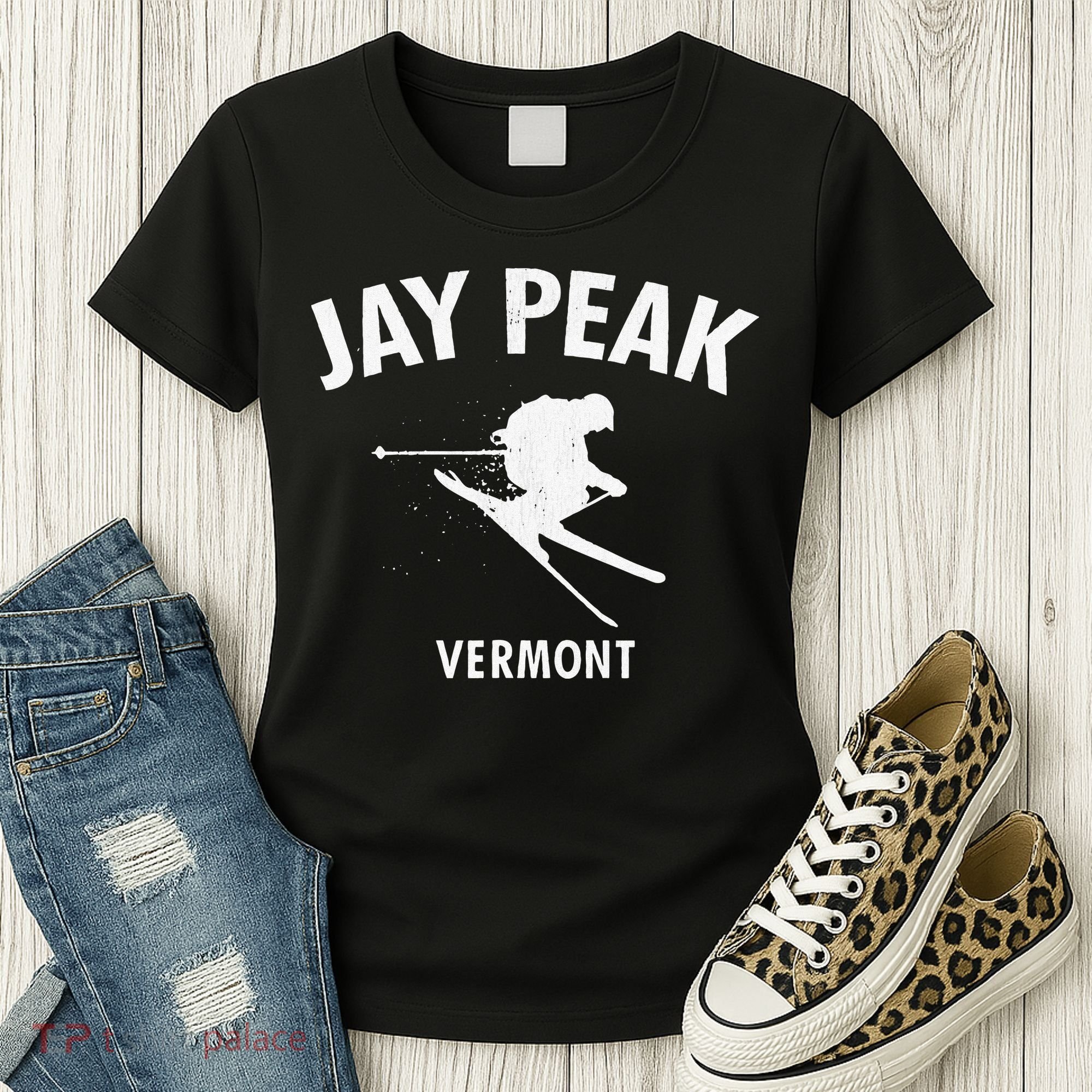 Jay Peak Skiing Tee Vermont Ski Women's T-Shirt