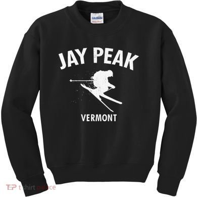 Jay Peak Skiing Tee Vermont Ski Kids Sweatshirt